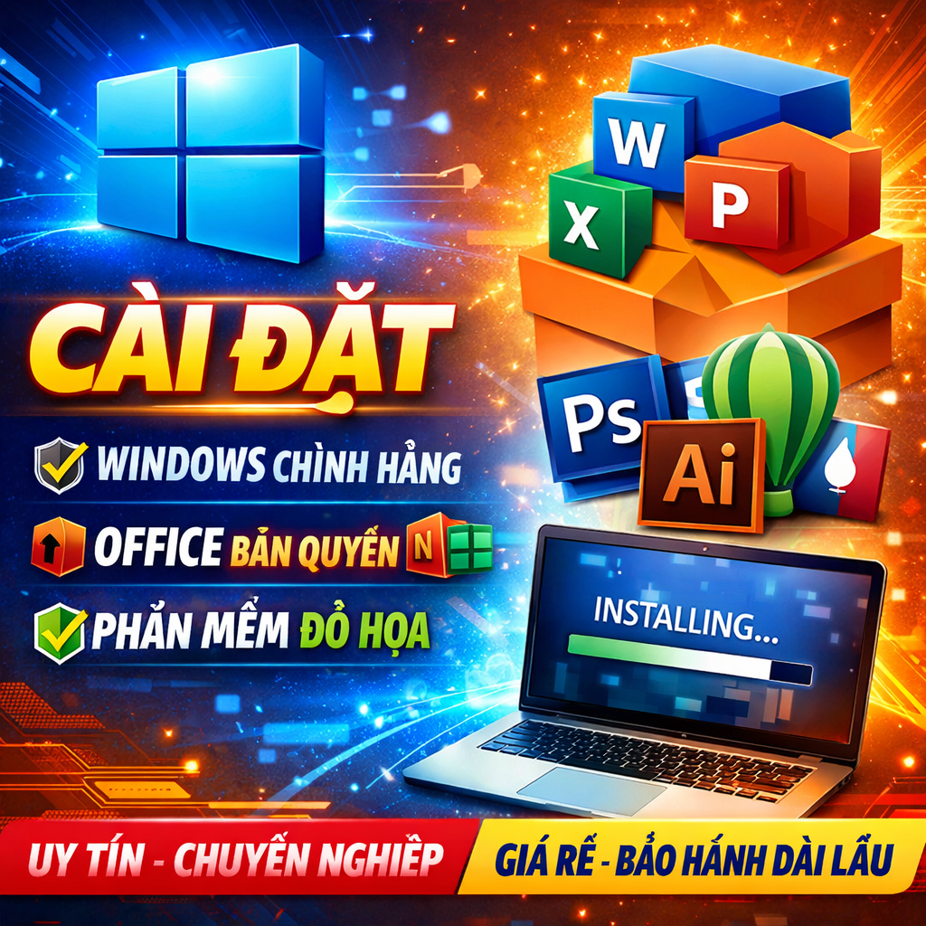 DỊCH VỤ CÀI ĐẶT PHẦN MỀM